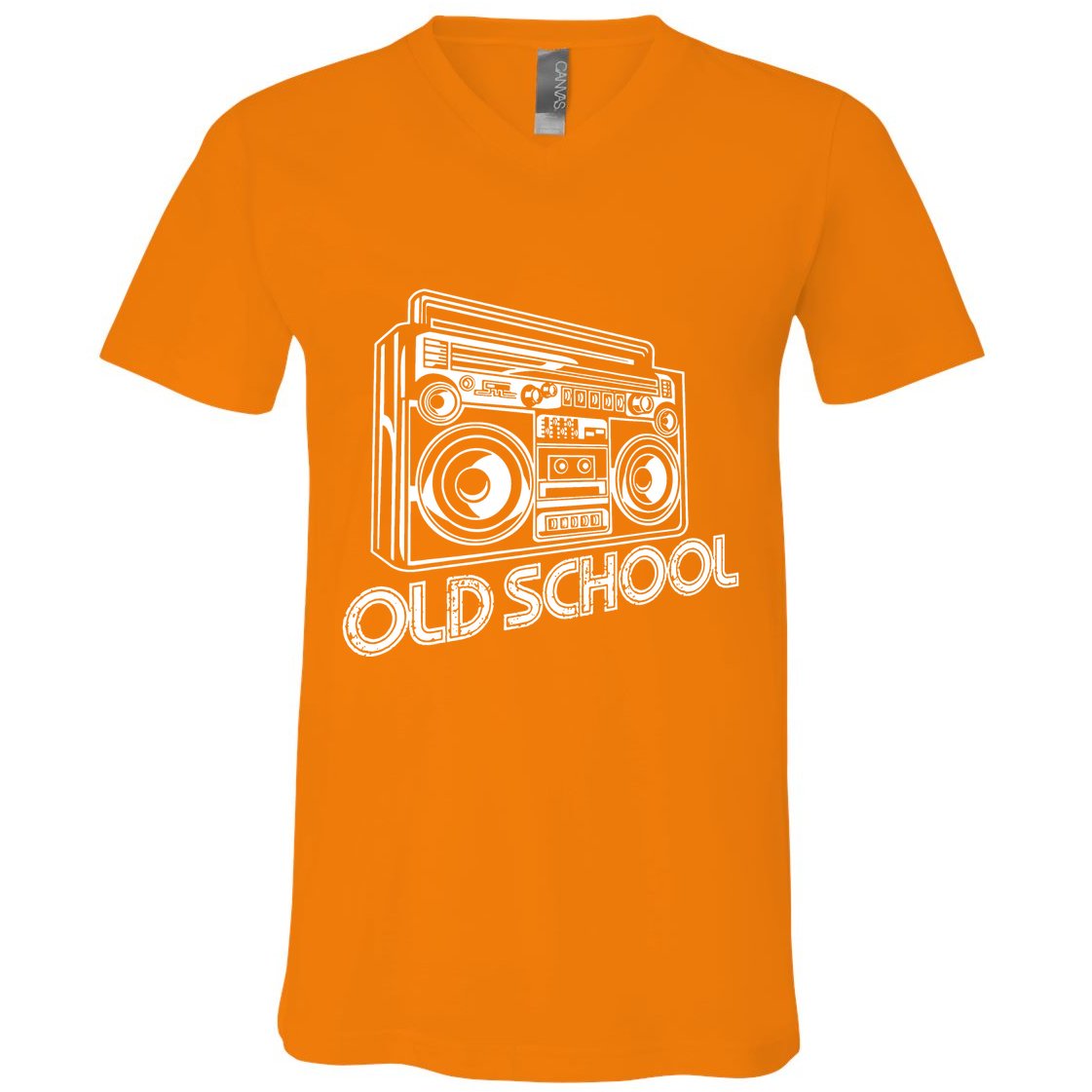 Old School Boombox 80s Rap V-Neck T-Shirt