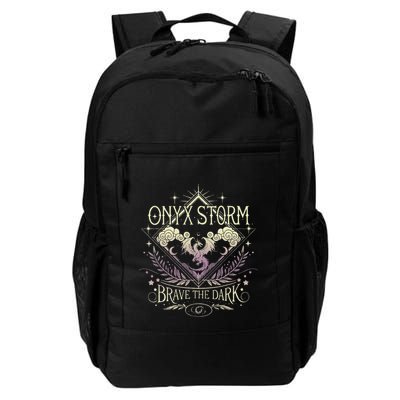 Onyx Storm Brave The Dark Fourth Wingg Basgiath War Collegee Backpack