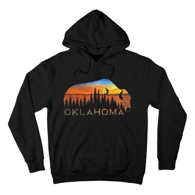 Oklahoma Sunset Buffalo Hoodie