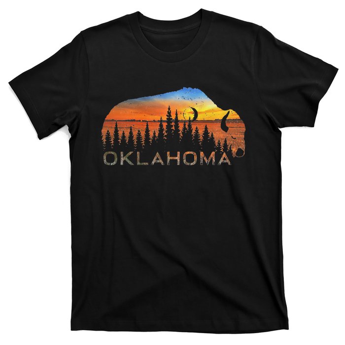 Oklahoma Sunset Buffalo T-Shirt