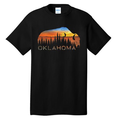 Oklahoma Sunset Buffalo Tall T-Shirt