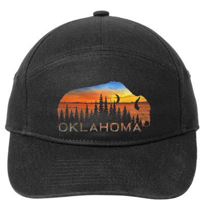 Oklahoma Sunset Buffalo 7-Panel Snapback Hat