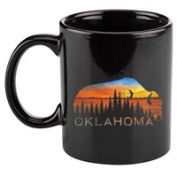 Oklahoma Sunset Buffalo 11oz C Handle Ceramic Mug