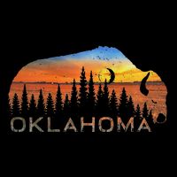 Oklahoma Sunset Buffalo Flatbill Hat