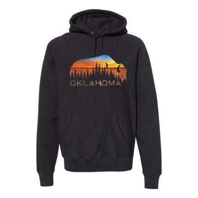 Oklahoma Sunset Buffalo Premium Hoodie