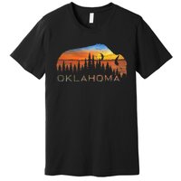 Oklahoma Sunset Buffalo Premium T-Shirt