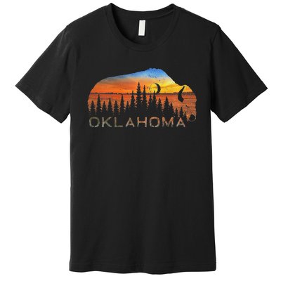 Oklahoma Sunset Buffalo Premium T-Shirt