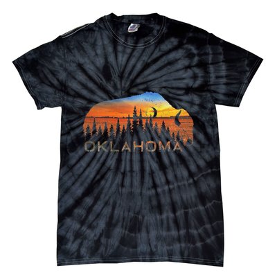 Oklahoma Sunset Buffalo Tie-Dye T-Shirt