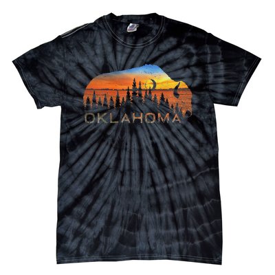 Oklahoma Sunset Buffalo Tie-Dye T-Shirt