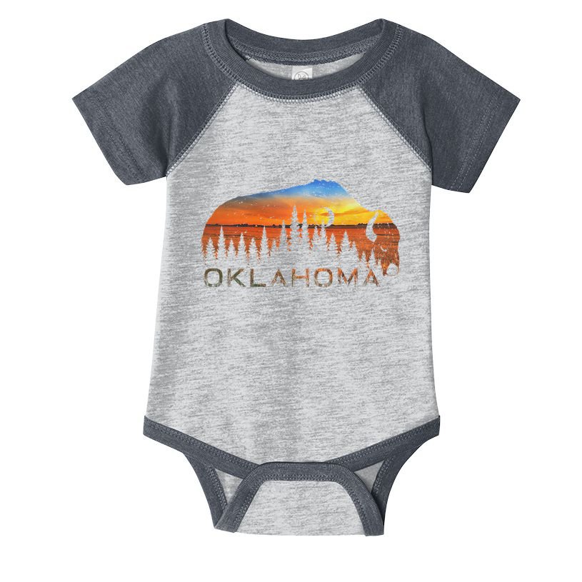 Oklahoma Sunset Buffalo Infant Baby Jersey Bodysuit