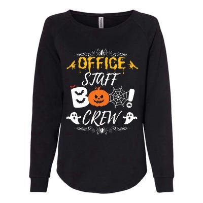 Office Staff Boo Crew Funny Halloween Matching Costume Womens California Wash Sweatshirt