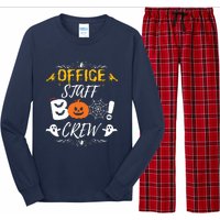 Office Staff Boo Crew Funny Halloween Matching Costume Long Sleeve Pajama Set