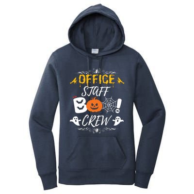 Office Staff Boo Crew Funny Halloween Matching Costume Women's Pullover Hoodie