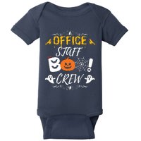 Office Staff Boo Crew Funny Halloween Matching Costume Baby Bodysuit