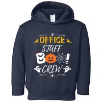 Office Staff Boo Crew Funny Halloween Matching Costume Toddler Hoodie