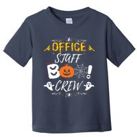 Office Staff Boo Crew Funny Halloween Matching Costume Toddler T-Shirt