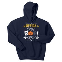 Office Staff Boo Crew Funny Halloween Matching Costume Kids Hoodie