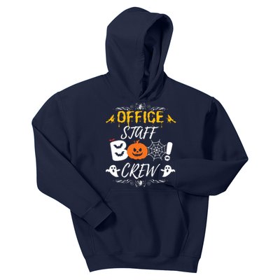 Office Staff Boo Crew Funny Halloween Matching Costume Kids Hoodie