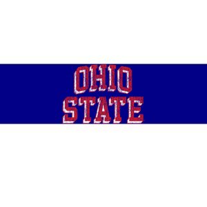 Ohio State Buckeyes Retro Arch Black Bumper Sticker