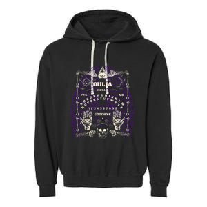 Ouija Spirit Board Garment-Dyed Fleece Hoodie