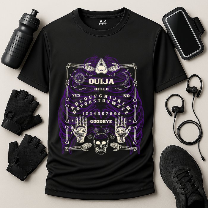 Ouija Spirit Board Cooling Performance Crew T-Shirt
