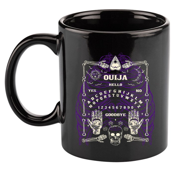 Ouija Spirit Board 11oz C Handle Ceramic Mug