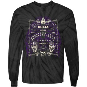 Ouija Spirit Board Tie-Dye Long Sleeve Shirt