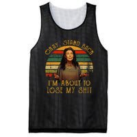 Okay Stand Back IM About To Lose My Shit Mesh Reversible Basketball Jersey Tank