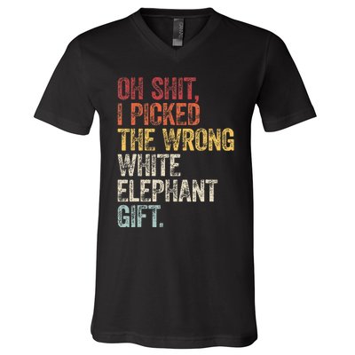 Oh Shit Best White Elephant Gifts V-Neck T-Shirt