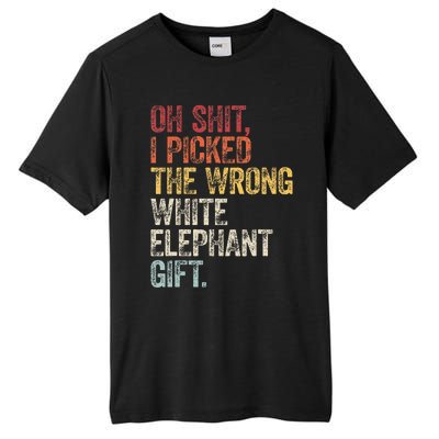 Oh Shit Best White Elephant Gifts Tall Fusion ChromaSoft Performance T-Shirt