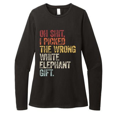 Oh Shit Best White Elephant Gifts Womens CVC Long Sleeve Shirt