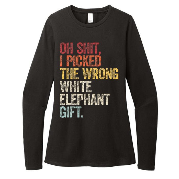 Oh Shit Best White Elephant Gifts Womens CVC Long Sleeve Shirt