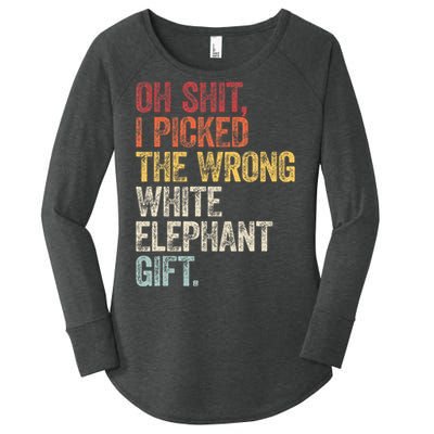 Oh Shit Best White Elephant Gifts Women's Perfect Tri Tunic Long Sleeve Shirt