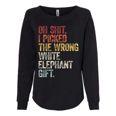 Oh Shit Best White Elephant Gifts Womens California Wash Sweatshirt