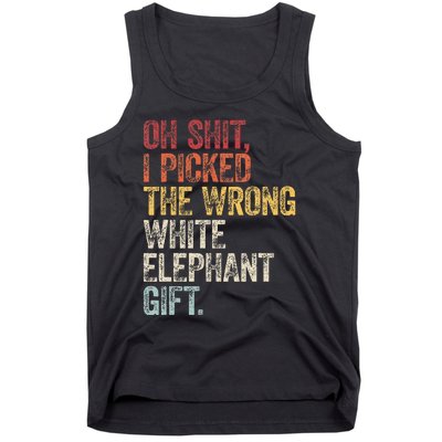 Oh Shit Best White Elephant Gifts Tank Top