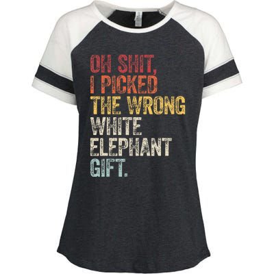 Oh Shit Best White Elephant Gifts Enza Ladies Jersey Colorblock Tee