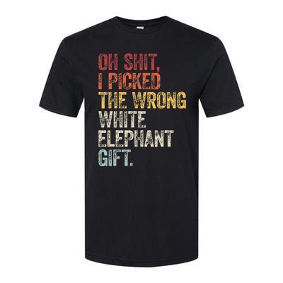 Oh Shit Best White Elephant Gifts Softstyle CVC T-Shirt