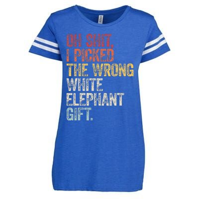 Oh Shit Best White Elephant Gifts Enza Ladies Jersey Football T-Shirt