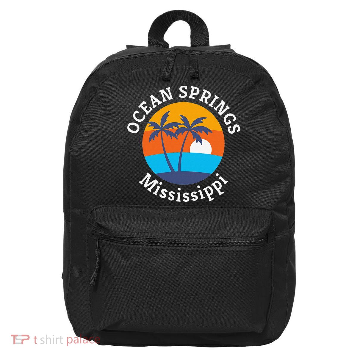 Ocean Springs Beach Mississippi Summer Vacation Souvenir 16 in Basic Backpack