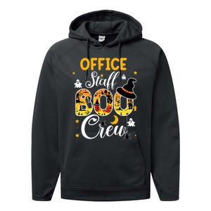 Office Staff Boo Crew Funny Halloween Matching Costume Performance Fleece Hoodie