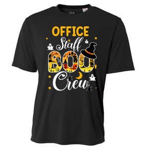 Office Staff Boo Crew Funny Halloween Matching Costume Cooling Performance Crew T-Shirt