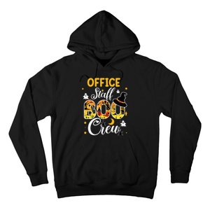 Office Staff Boo Crew Funny Halloween Matching Costume Hoodie