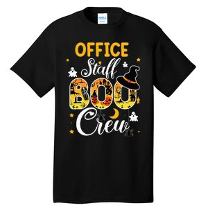 Office Staff Boo Crew Funny Halloween Matching Costume Tall T-Shirt