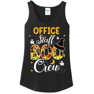 Office Staff Boo Crew Funny Halloween Matching Costume Ladies Essential Tank