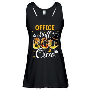 Office Staff Boo Crew Funny Halloween Matching Costume Ladies Essential Flowy Tank