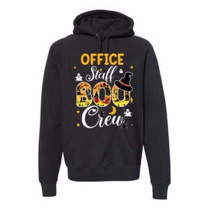 Office Staff Boo Crew Funny Halloween Matching Costume Premium Hoodie