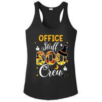 Office Staff Boo Crew Funny Halloween Matching Costume Ladies PosiCharge Competitor Racerback Tank