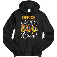 Office Staff Boo Crew Funny Halloween Matching Costume Tie Dye Hoodie