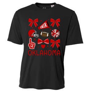 Oklahoma Sister Bow For Oklahoma Lover Cooling Performance Crew T-Shirt