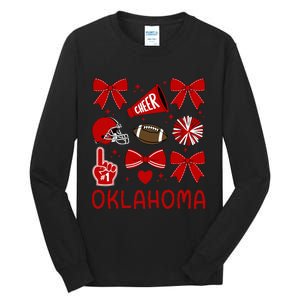 Oklahoma Sister Bow For Oklahoma Lover Tall Long Sleeve T-Shirt